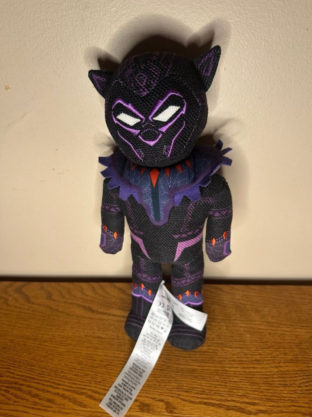 Disney Avengers Marvel World Of Wakanda Black Panther Plush Doll 12.5in